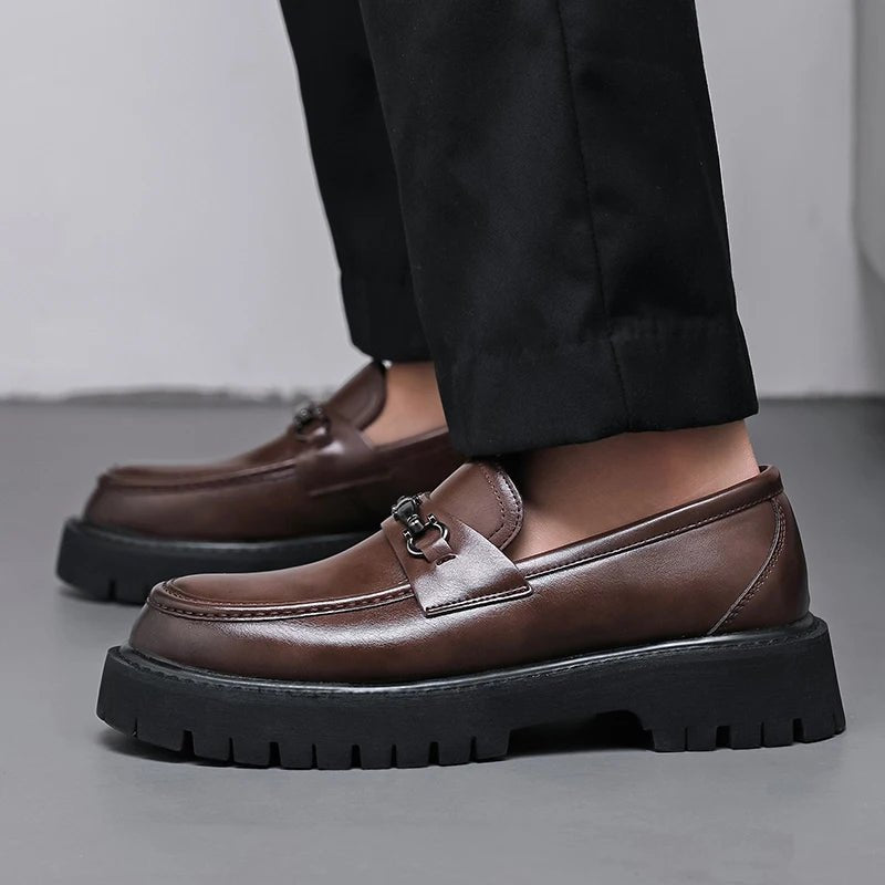 Baxter | Men's Horsebit Chunky Platform Loafers