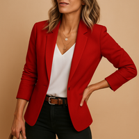 Carina | Women's Open Front Blazer with Notch Lapel